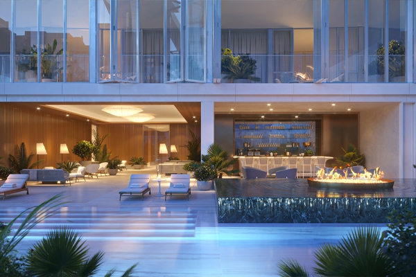 Luxurious poolside view at Kohinoor Kaleido, Pune's premium residential project.