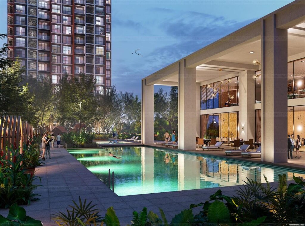 Lodha Camelot Swimming Pool