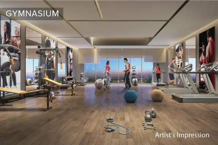 Modern indoor gym for healthy living
